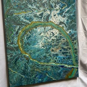 “Rainbow Effect” Original Abstract Painting